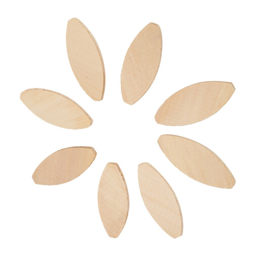 100pcs Wood Joining Biscuits Wood Board Docking Tool 20# 2