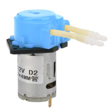 DC12V blaue Mikropumpenperistaltikpumpe 2*4mm Aquarium Lab