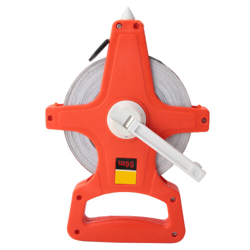 50m Thickened Hand Plastic Open Reel Tape Measure Measuring Ruler Tool