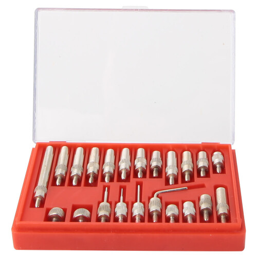 22x Edelstahl-Messzeigerpunkte 0,01mm Präzision Set