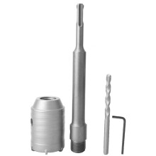 SDS-Betondurchschlagbohrer 200mm Stange 50mm Schlüsselset