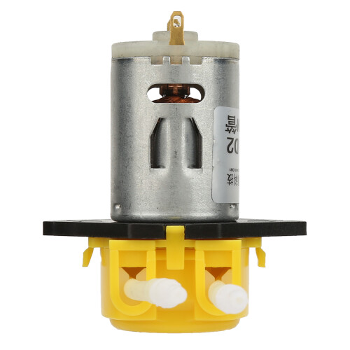 DC12V Gelbe Mikrowasserperistaltikpumpe 2x4mm 2