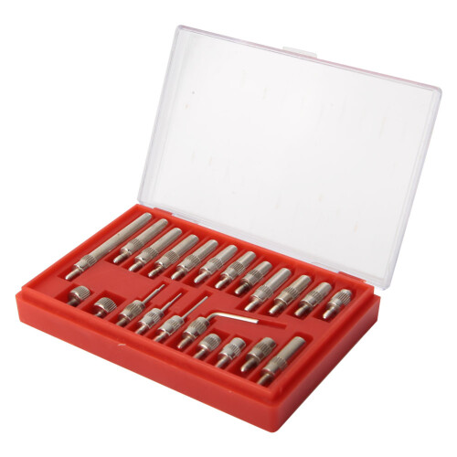 22x Edelstahl-Messzeigerpunkte 0,01mm Präzision Set 1