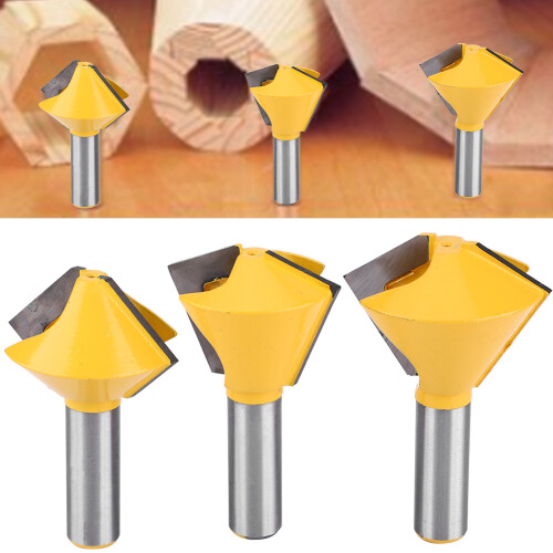 3x 1/2" Schäfte Vogelmaul-Fräser für Holz 2