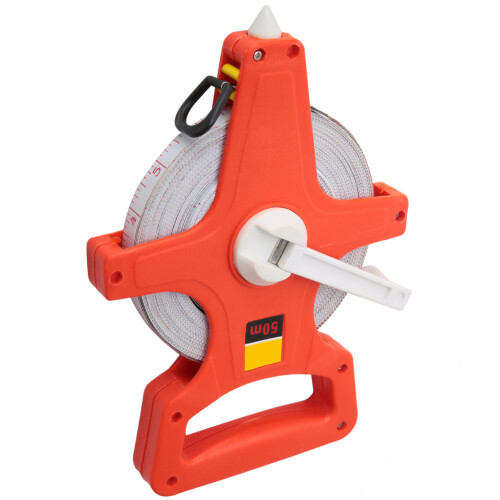 50m Thickened Hand Plastic Open Reel Tape Measure Measuring Ruler Tool 1