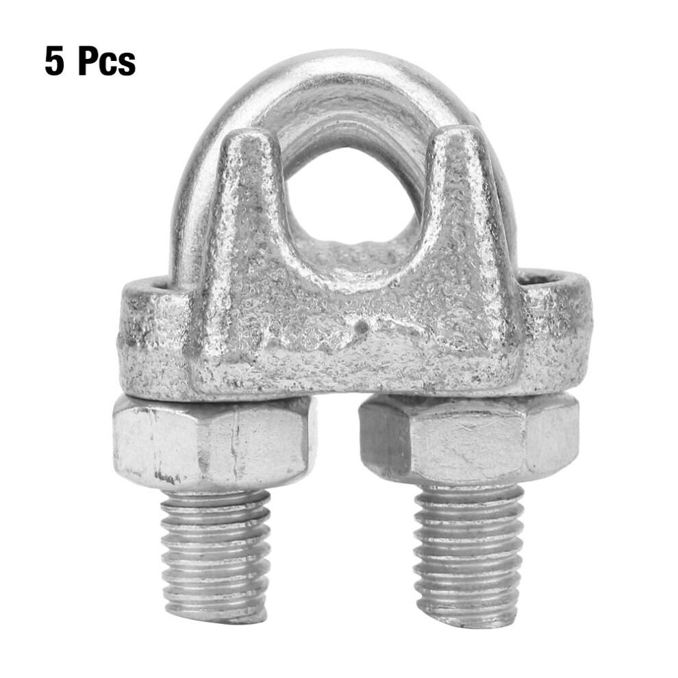 5 Pcs Stainless Steel Clamp Wire Rope Clip M10 323163210544