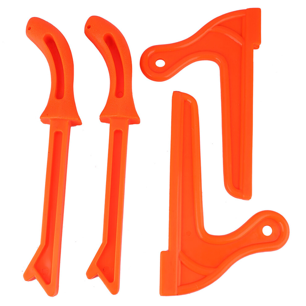 4Pcs Safety Plastic Hand Saw Push Sticks Orange 323163210674