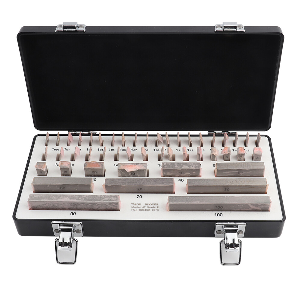 47Pcs High Accuracy Steel Gauge Measuring Block Set For Calibrating 323163216584