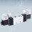 4V320-10 3/8" Einlass 1/4" Auslass Magnetventil 2P 5-Polig DC24V 5