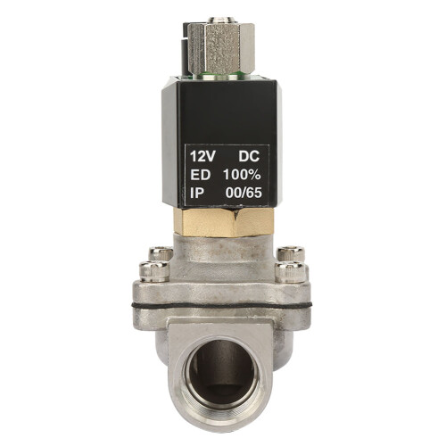 2S-200-20 G3/4" Solenoidventil Edelstahl DC12V normal offen 1