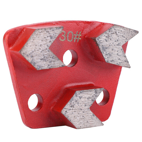 3x Trapezoid Diamant-Schleifpad #30 Korn Metallbindung 2
