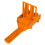Plastik-Handlochbohrer (Orange) 4
