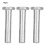 100x M4 Aluminium-Nietmuttern flach M4*20 1