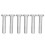 100x M4 Aluminium-Nietmuttern flach M4*20 3