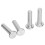 20x M6 Aluminium-Nietmuttern flach M6*25 2