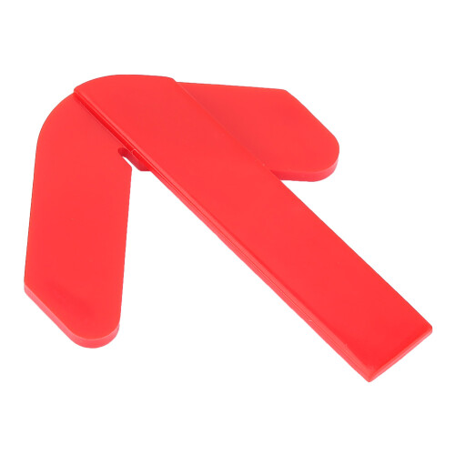Rotes ABS-Zentrierwerkzeug (Kreis)