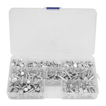 350 Stk M4 Aluminium-Niet-Kit 4-20mm