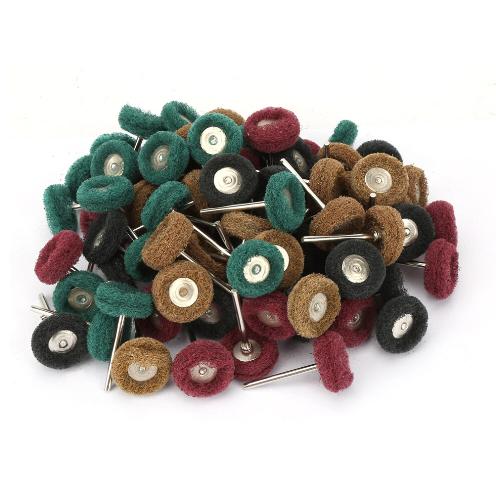 80Pcs 25Mm Abrasive Wheel Brush Scouring Pad Kit 323163234267