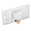 2x Edelstahl-Schieberolle 75x38mm für Schrank 4