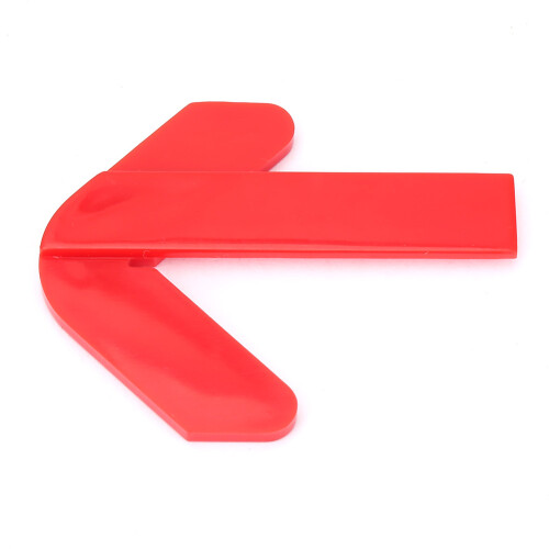 Rotes ABS-Zentrierwerkzeug (Kreis) 2