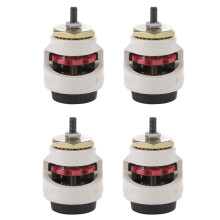 4x Schwerlast-Levelierrollen mit Gewindestift