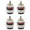 4x Schwerlast-Levelierrollen mit Gewindestift 1