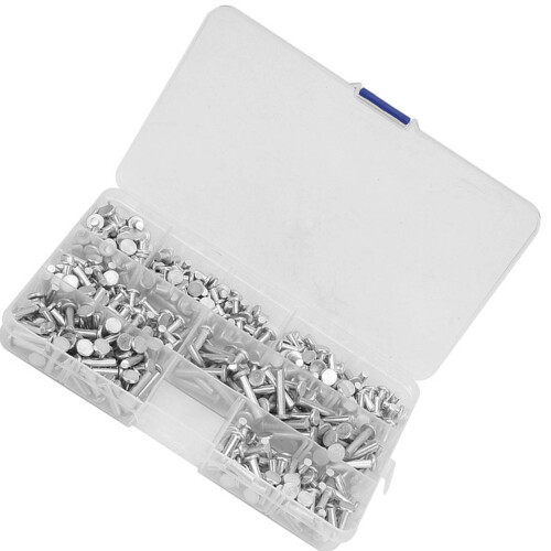 350 Stk M4 Aluminium-Niet-Kit 4-20mm 2