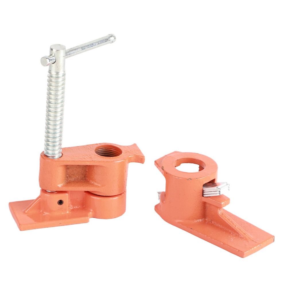 3/4 Inch Pipe Clamp Jaws Vise Fixture Set Woodworking Tool Kit 323163235301
