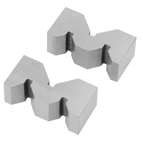 2x Präzisions-Kohlenstahl-V-Block M Typ 50mm 2