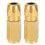 2PCS Flat Nozzle Grease Gun Fitting Accessories(Gold) 1