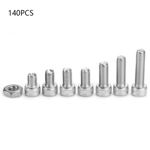 140x #10-32 Inbusschrauben aus Edelstahl Set 2