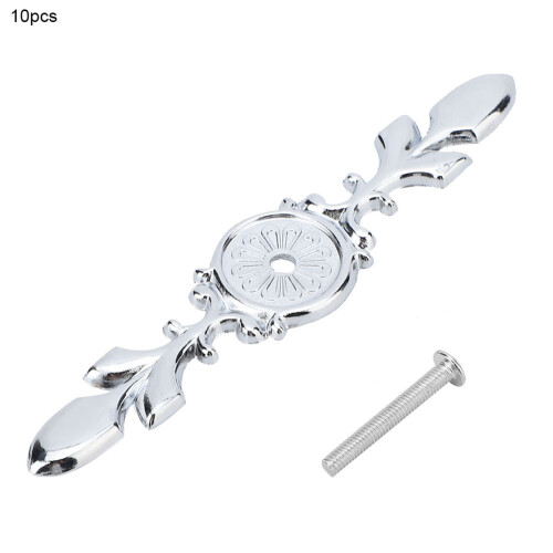 10pcs Zinc Alloy Cabinet Handle Retro Single Hole