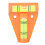 T Level Bubble Measuring Tool with Hole for Camera (Orange) 1
