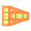 T Level Bubble Measuring Tool with Hole for Camera (Orange) 3