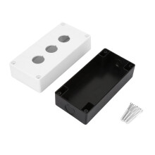 BX3 22mm 3-Loch-Taster wasserdicht Weiß