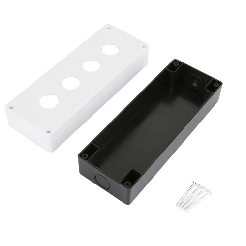 BX4 22mm 4-Loch-Taster wasserdicht Weiß
