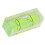5x 15x15x40mm Mini-Wasserwaage mit Libelle 3