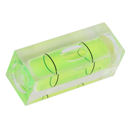 5x 15x15x40mm Mini-Wasserwaage mit Libelle 2