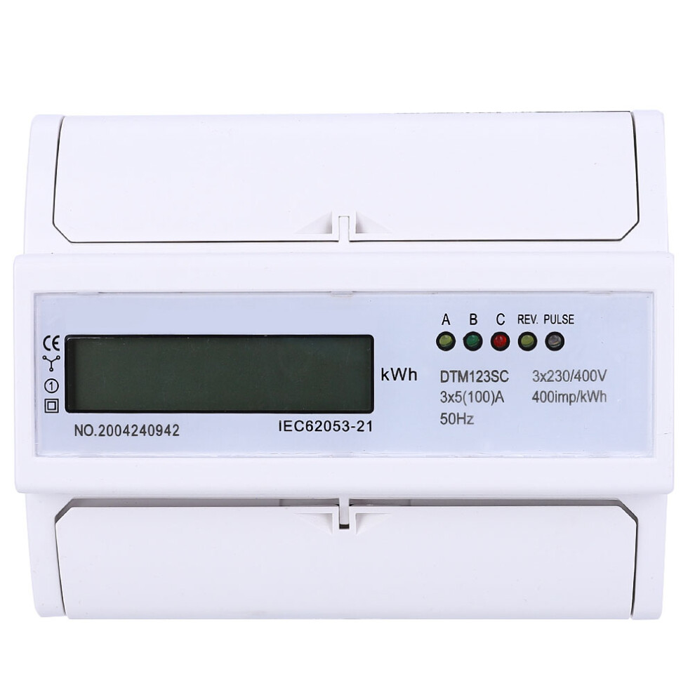 3 Phase 230/400V 5-100A Digital Kwh Meter With Lcd 323163236070