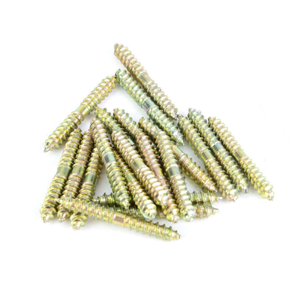 20Pcs 5*40Mm Dowel Screw Furniture Connector Double Ended 323163237541