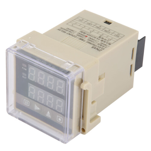 ZN48 Digital Time Relay Counter Rotating Speed Frequency Meter AC220V