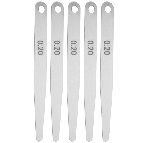 5x 0,2/0,3mm Edelstahl-Messschieber Schweißwerkzeug