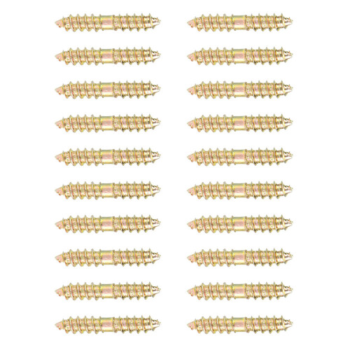 20x 5x30mm Gewindebolzen Möbelverbinder Doppelendig 1