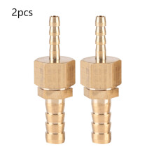 2 Stk 4-10mm Messing-Schlauchverbinder Reduzierstück