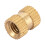 M4 Messing-Einsatzmutter M4*7*6,3 20Stk 5