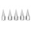 5PCS Metal Grease Tip Nozzle Fitting Nipple for Grease Gun 1
