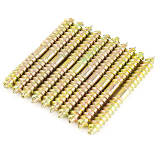 10x 6x60mm Holzschrauben Möbelverbinder 1