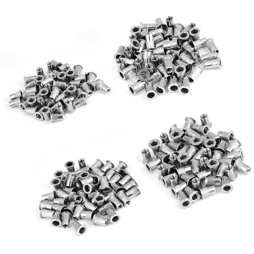 200 Stk M3-M6 304 Edelstahl-Innengewindebuchsen 1