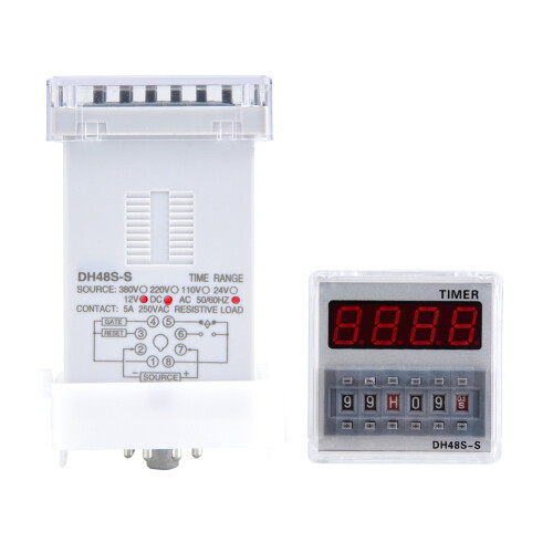 Programmierbare Zeitschaltuhr 0,1S-99H 8-Pin DH48s (24V) 2