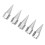 5PCS Metal Grease Tip Nozzle Fitting Nipple for Grease Gun 3